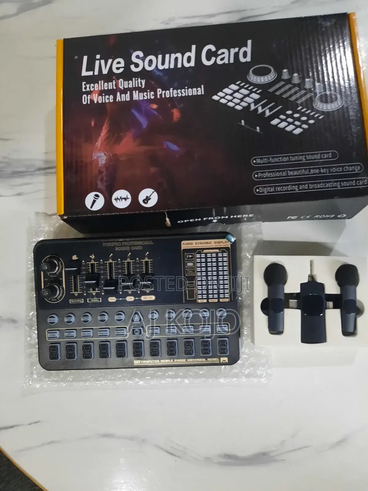 Sound Card and Wireless Microphones ( Studio Setup )