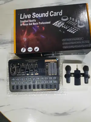 Sound Card and Wireless Microphones ( Studio Setup )