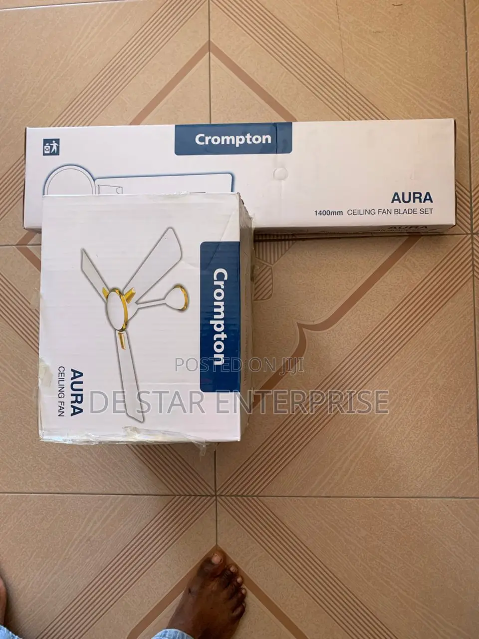 Crompton Aura 1400mm Fan – Smooth Airflow for Large Rooms