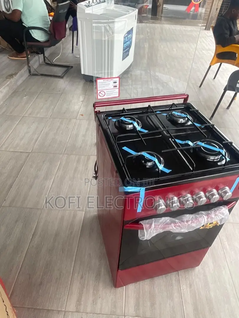 Ultraheat 4-Burner Gas Range Classic Red