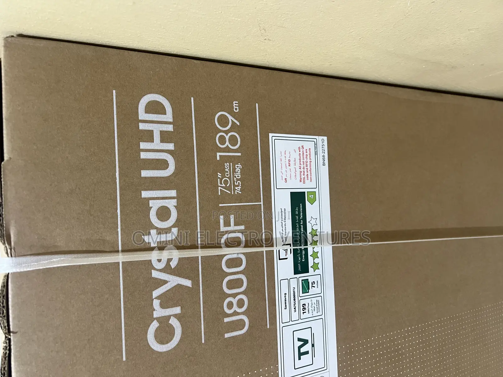 Brand New Samsung 75” Smart Uhd Tv