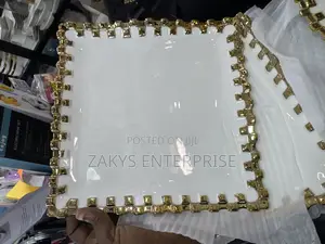 Luxury Square Ceramic Plates 2pcs