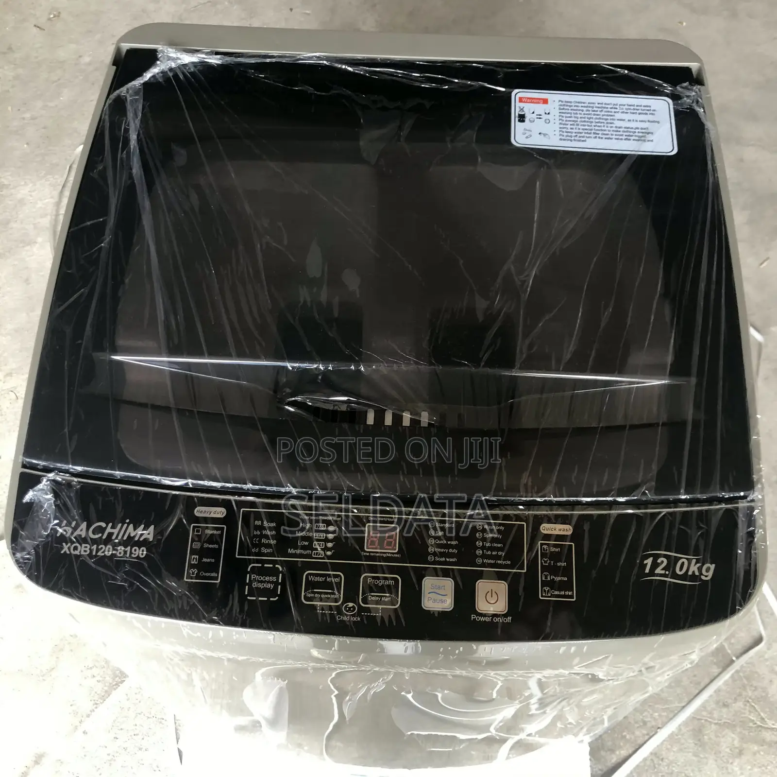 Hachima 12kg Full Automatic Washing Machine – Very Neat Affordable