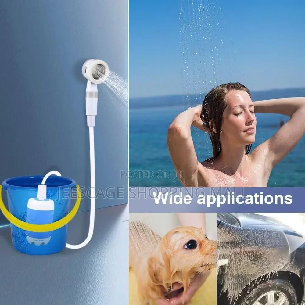 Portable Camping Shower High Water Pressure Outdoor Shower Pump