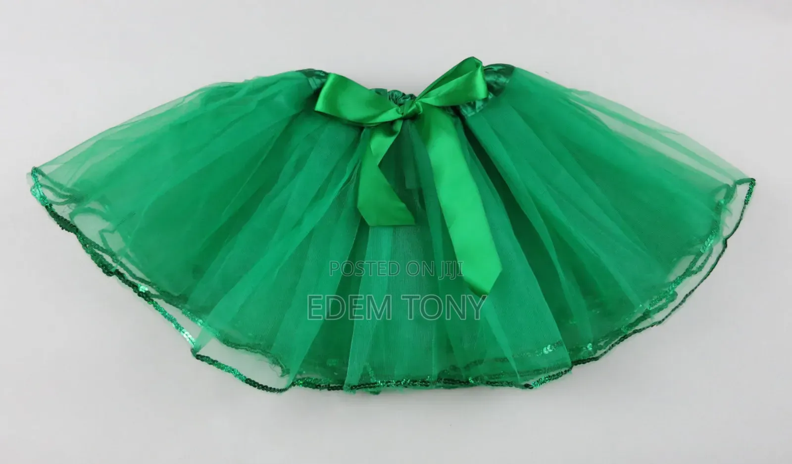Fluffy Tutu Skirt for Kids( Red Green)