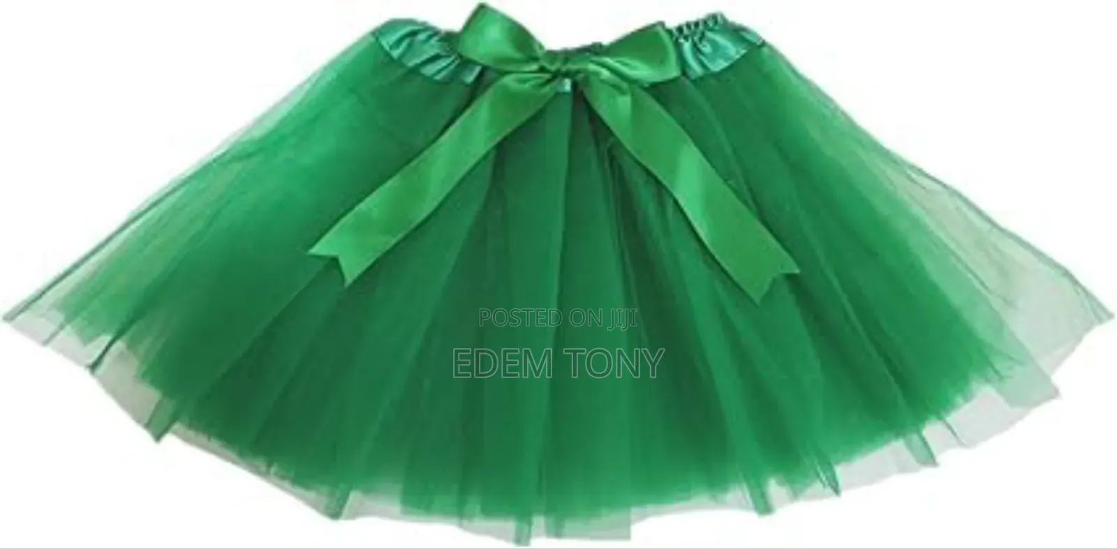 Fluffy Tutu Skirt for Kids( Red Green)