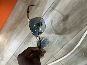 Rayban Gold Metal-frame Sunglasses