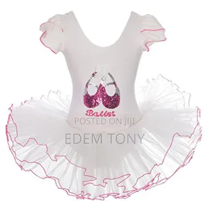 White Pink Ballet Dress ( 4-12yrs)