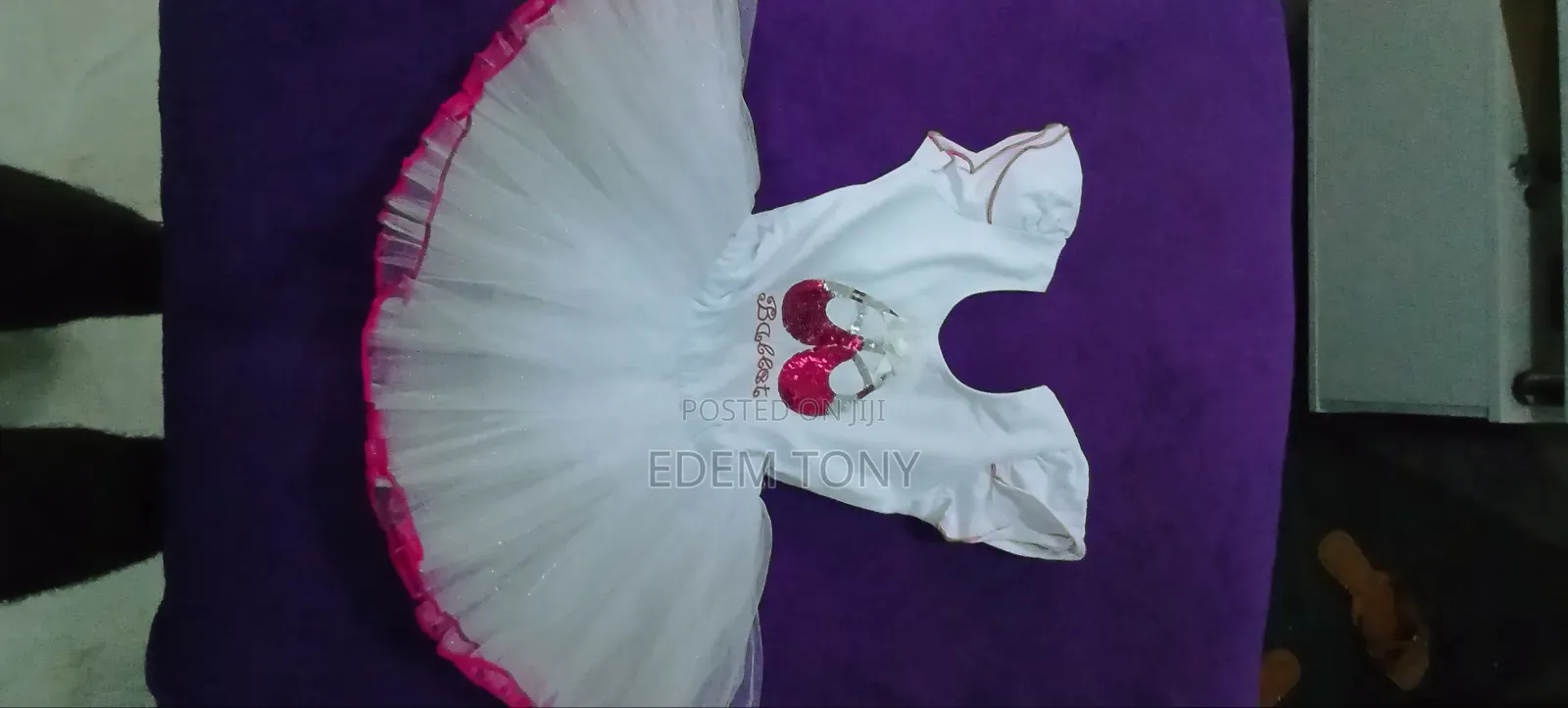 White Pink Ballet Dress ( 4-12yrs)