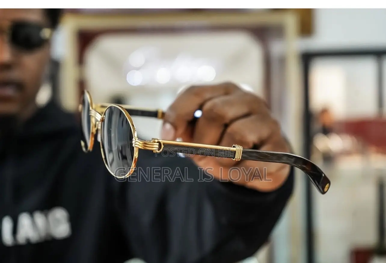 Cartier Giverny Gold And Wood Sunglasses  Brown Gradient Lenses