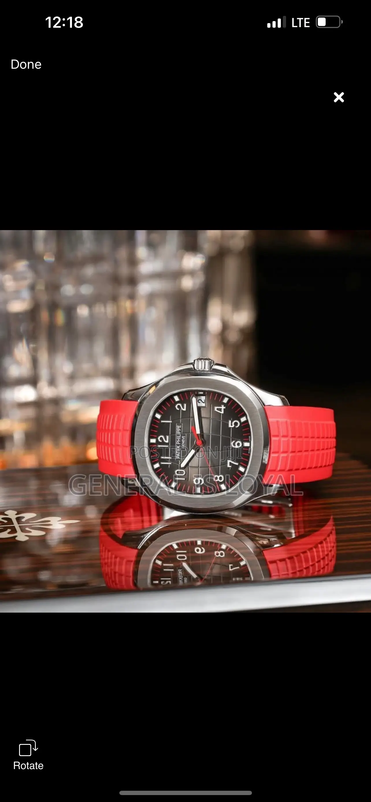 Patek Philippe Aquanaut Singapore Limited Edition Red Silicone Strap