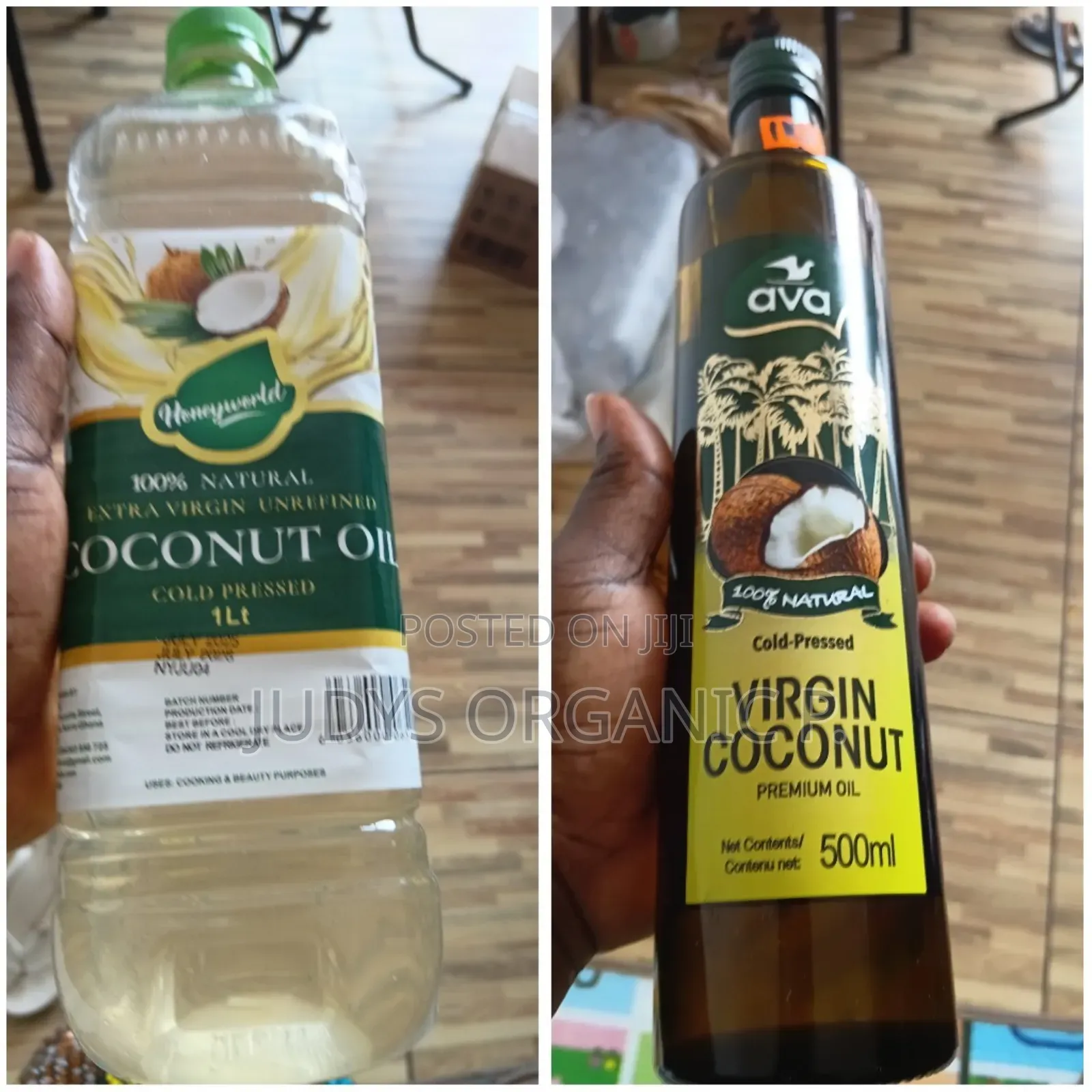 Extra Virgin and Virgin Coconut Oil(Ghc110 Each)