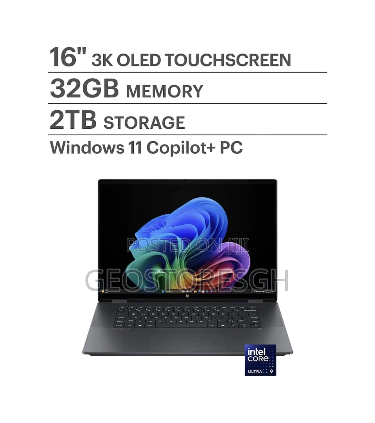 New Laptop HP OmniBook Ultra Flip 16" 32GB Intel Core Ultra 9 SSD 2T