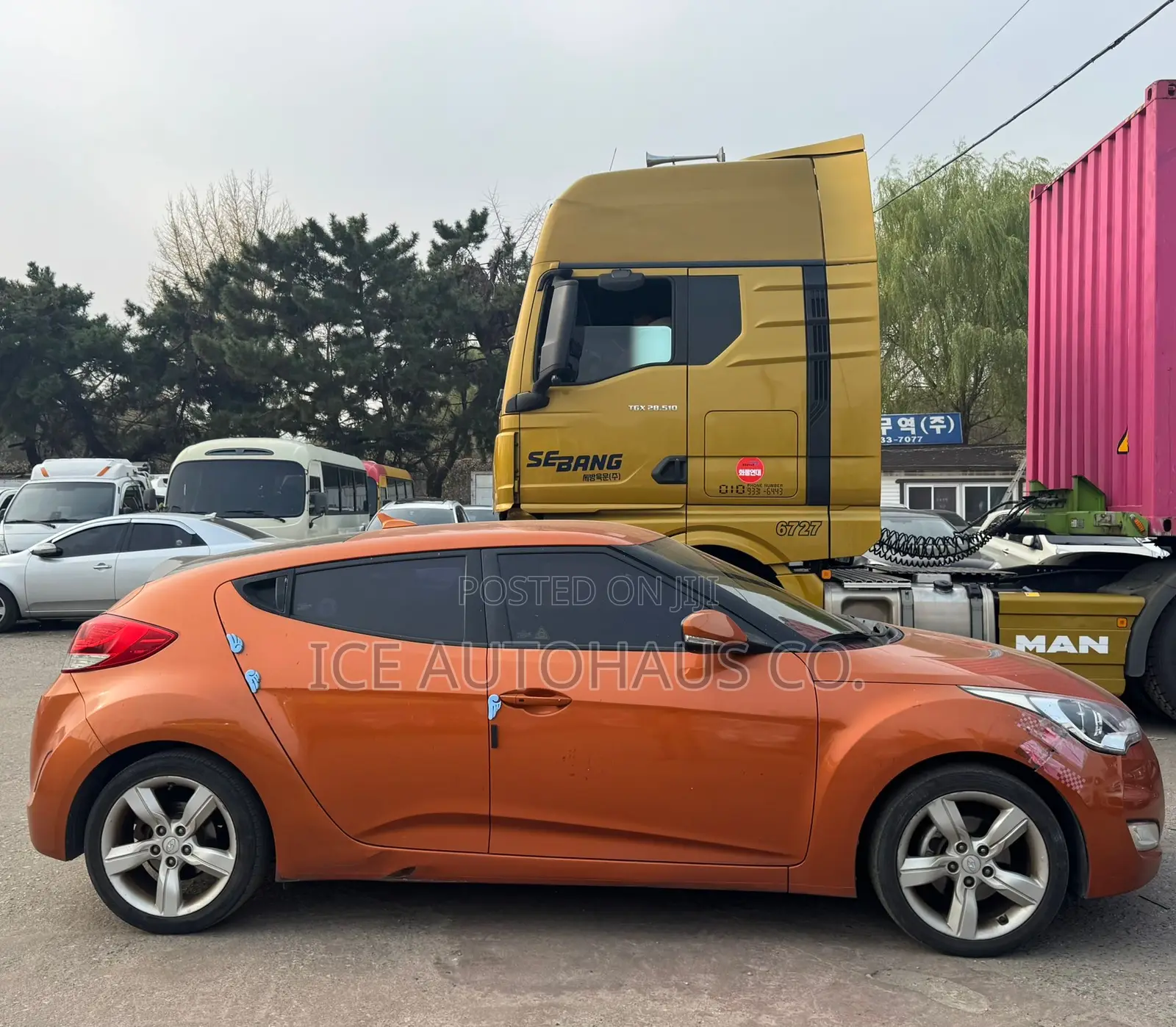 Hyundai Veloster Automatic 2012 Orange