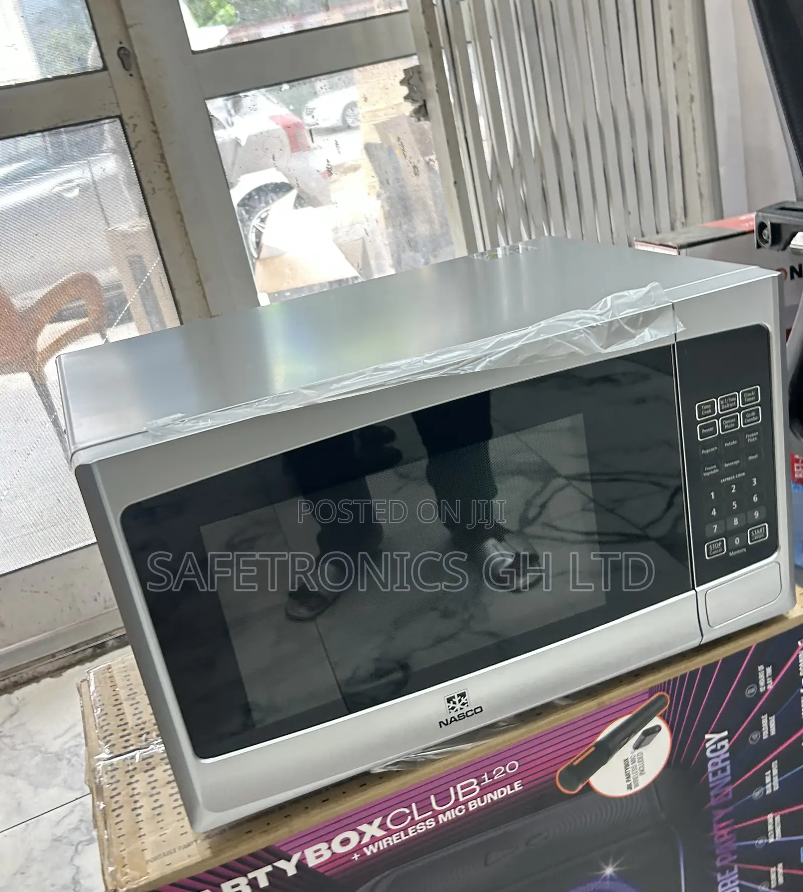 Original Grey Electric Nasco 25 Liters Countertop Microwave