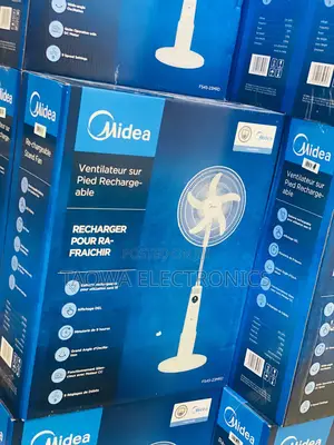 Lasting Up to 9 Hours Midea Rechargeable Fans