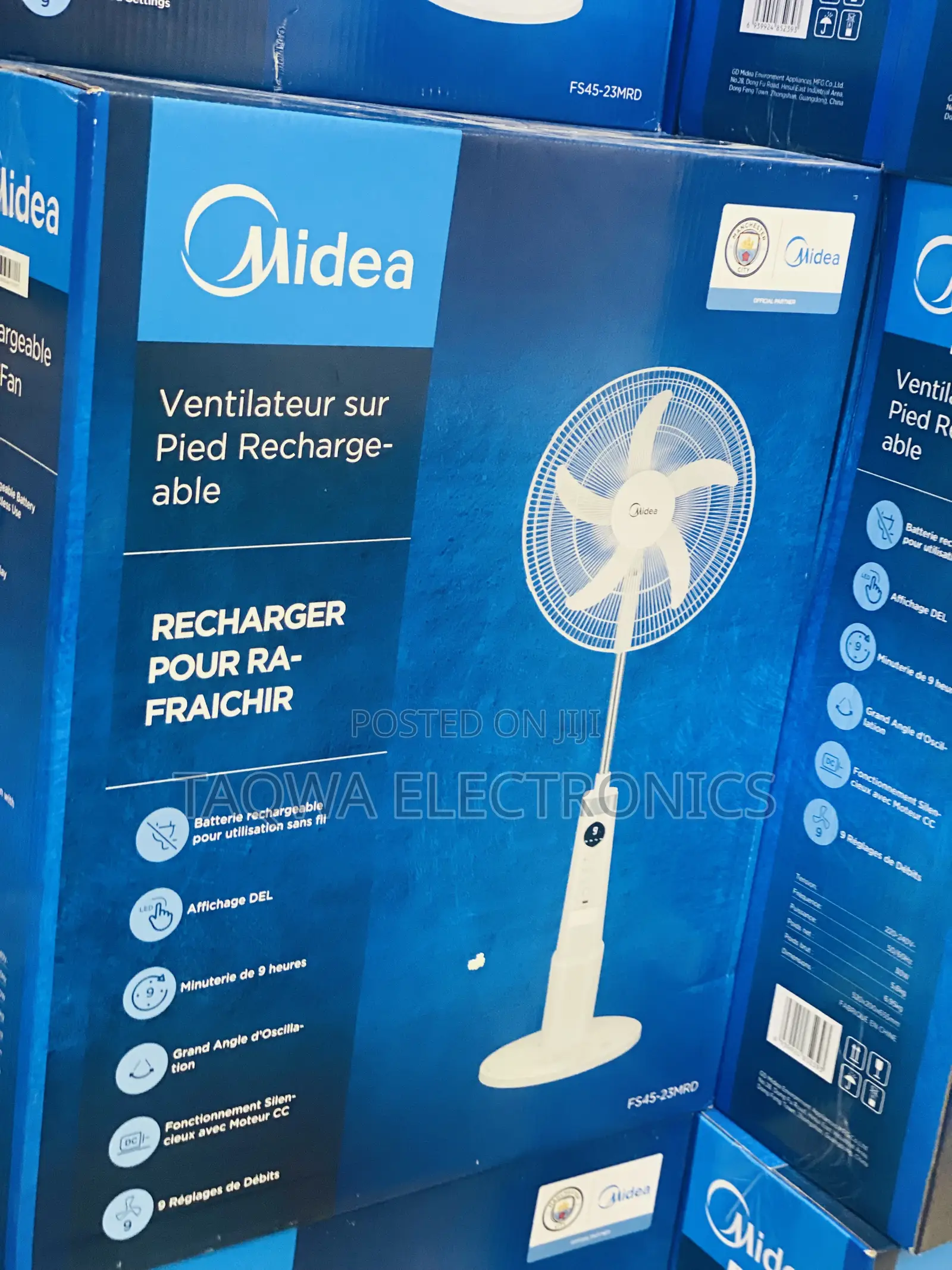 Excellent Midea Rechargeable Fan