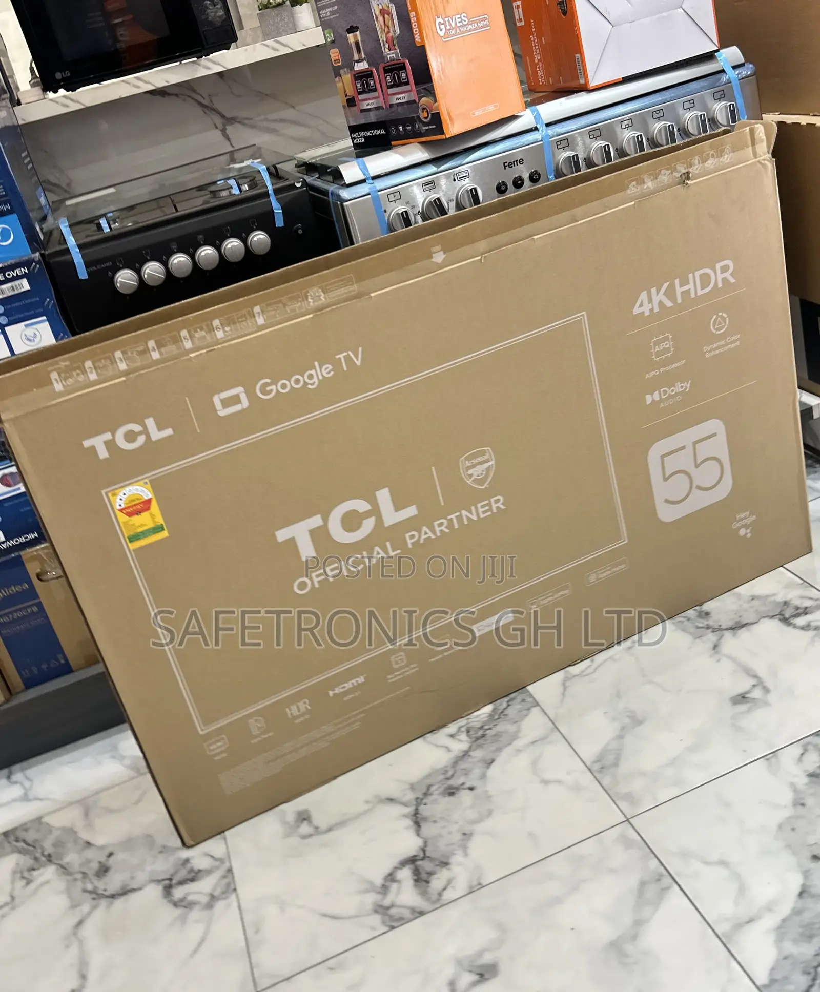 Original Clear 55 Inch Smart Uhd TCL P635 Tv