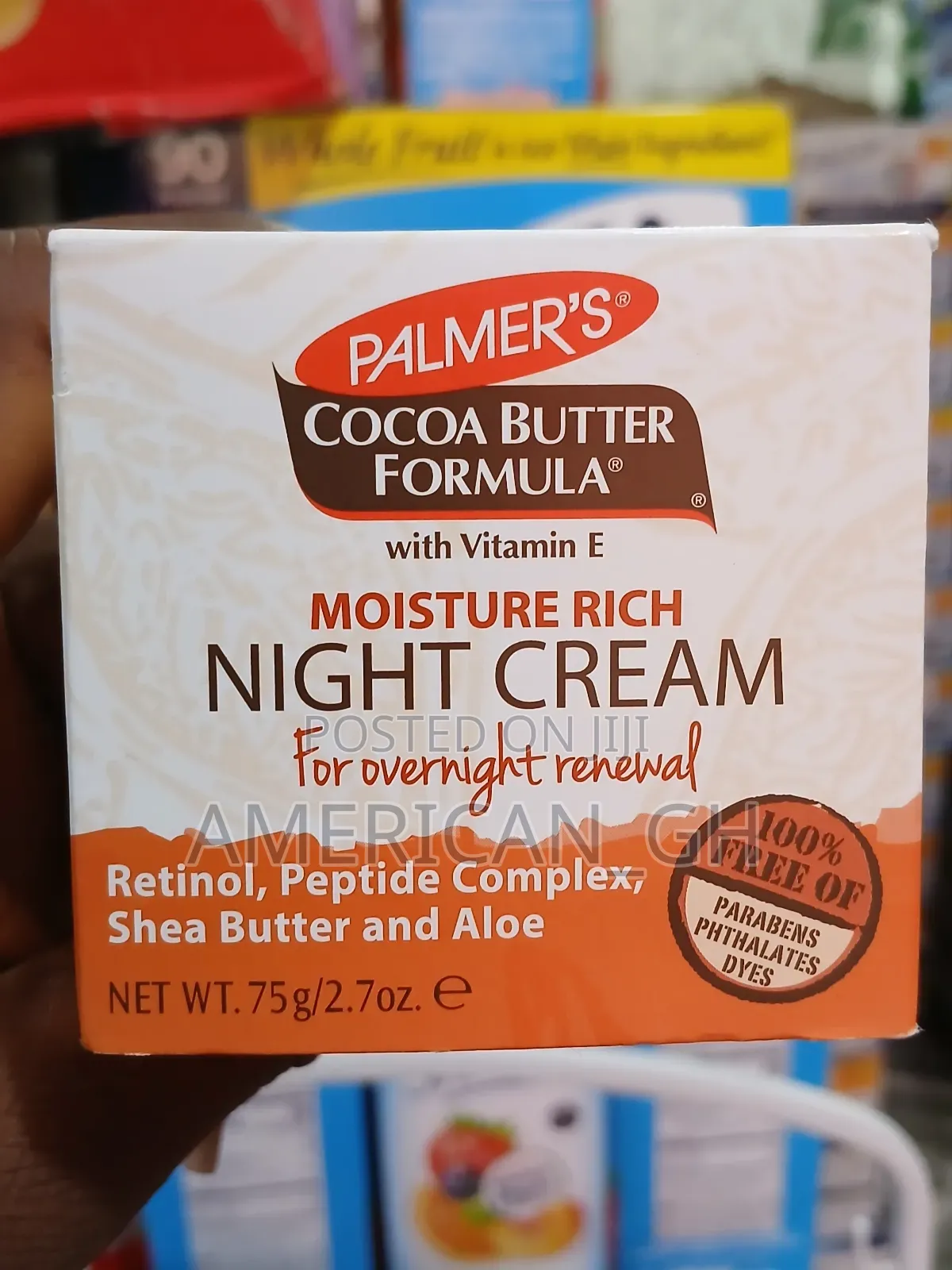 Palmers Night Cream With Vitamin E, 75g