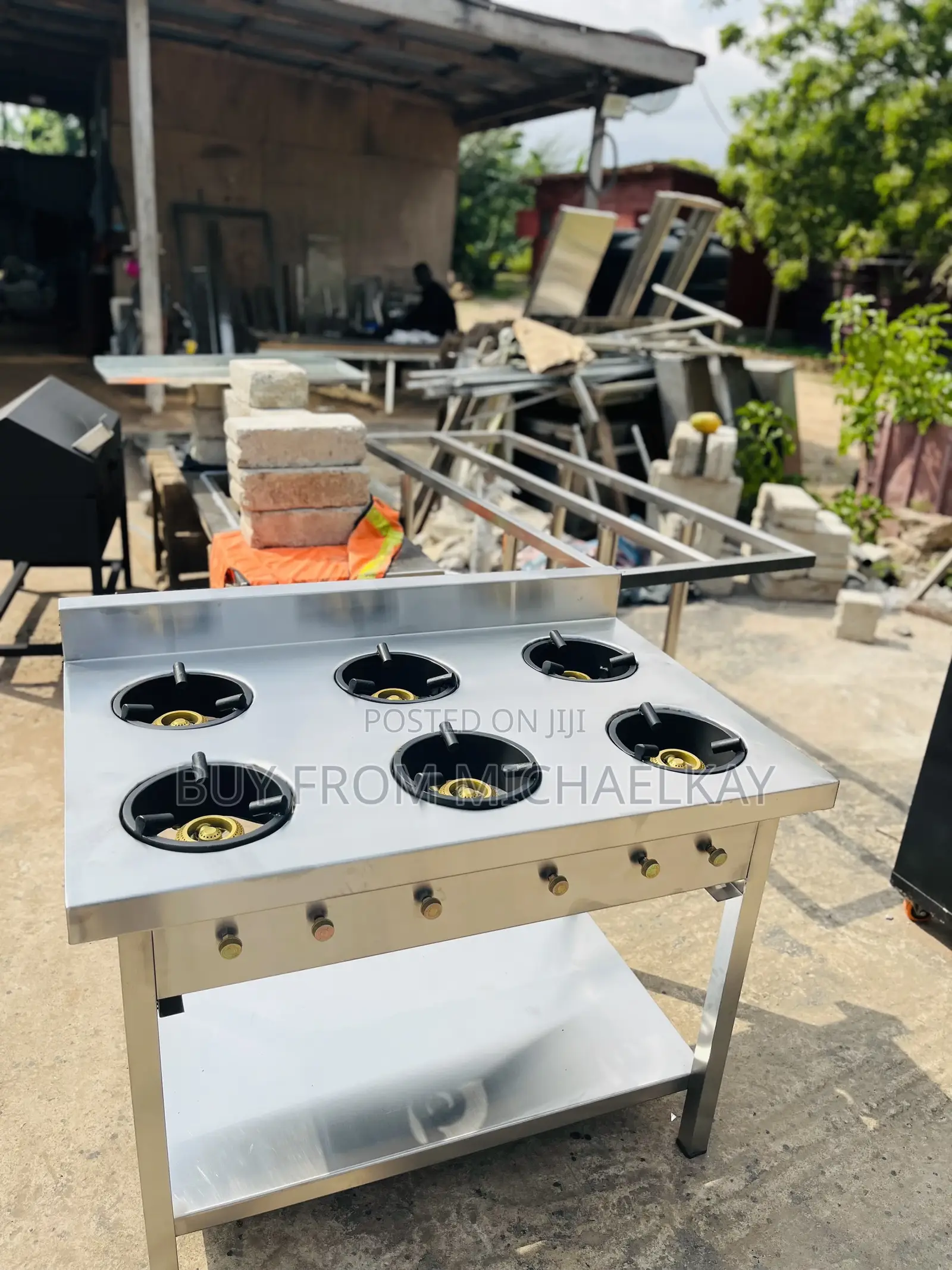 Stainless 6 Burners Gas Cooker