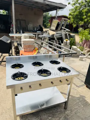 Stainless 6 Burners Gas Cooker