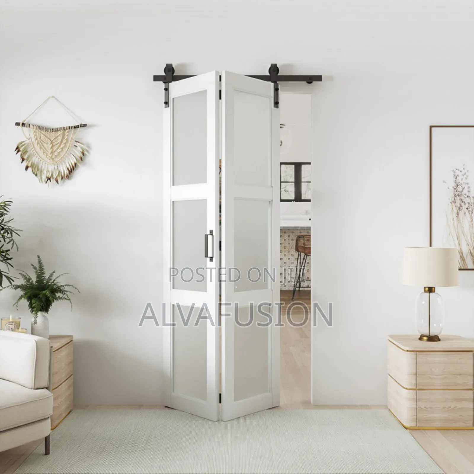 Bifold Barn Door Mechanism