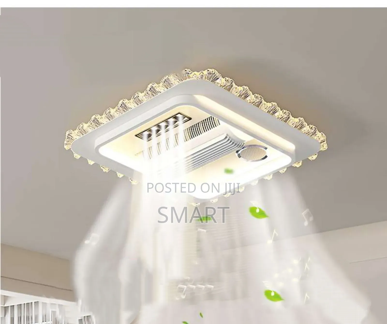 Modern Acrylic Smart Ceiling Fanlight With Bluetooth Voice Control