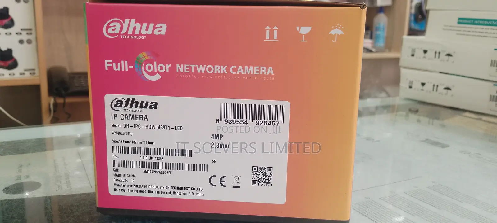 Dahua Indoor Camera 4mp (2.8mm) Ip Full Color Ipc-Hdw1439t1-Led (S4)