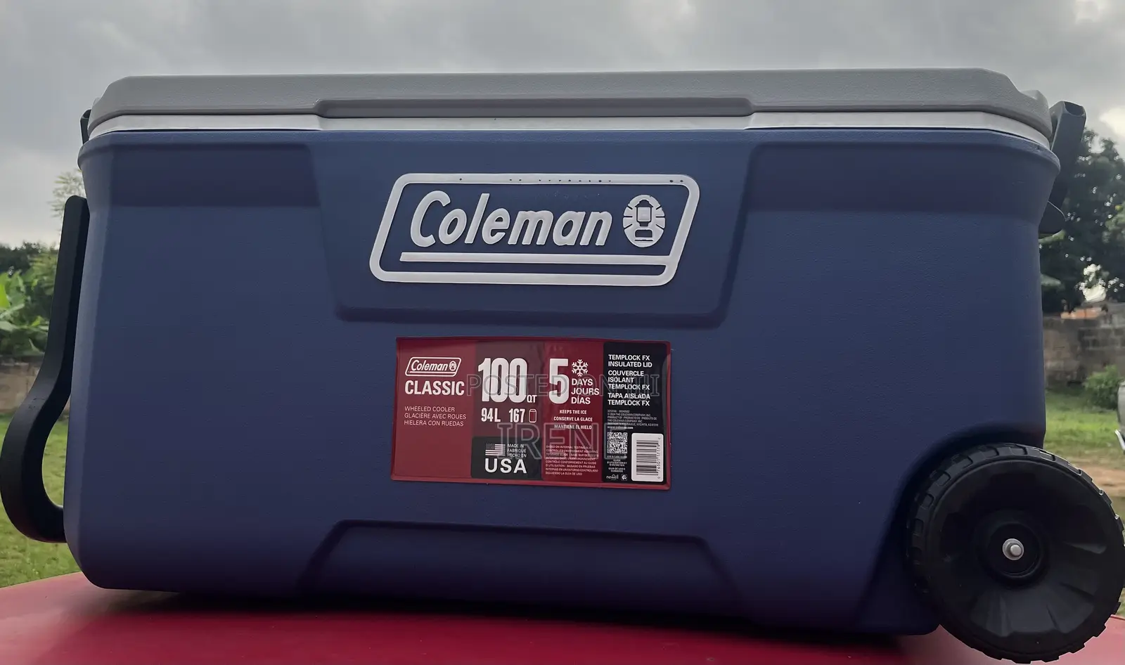 Coleman 100 Quartz Ice Chest Roller Wheel