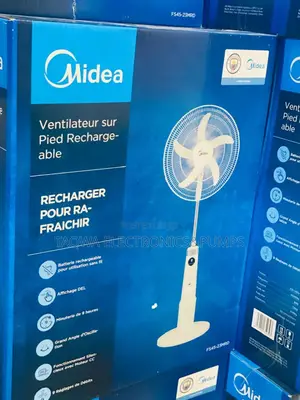 Efficient Midea Rechargeable Fan