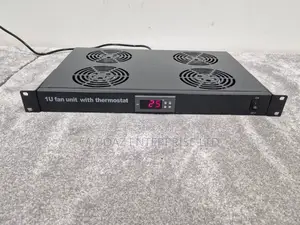 1u Fan Unit Thermostat - 4 Way Digital / Sensor Mount Fan Tray