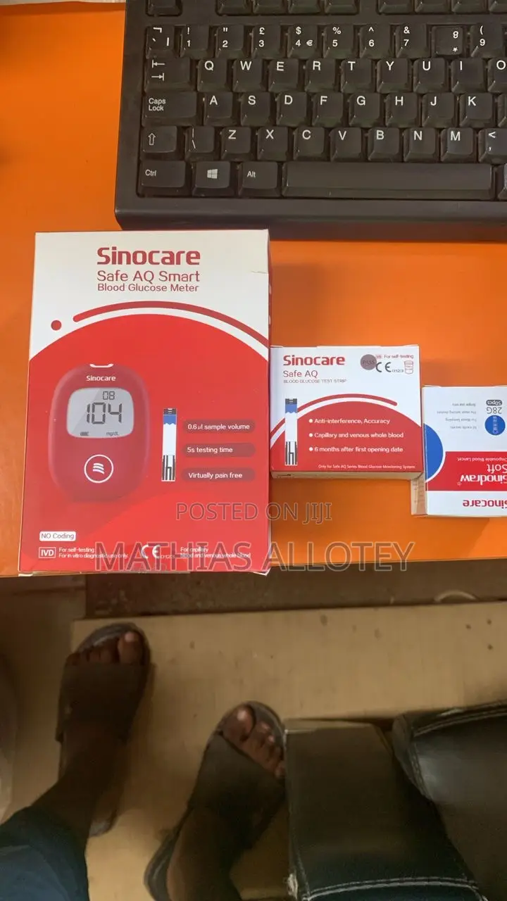 Sinocare Safe Accu 2; Safe Aq Smart Glucometer