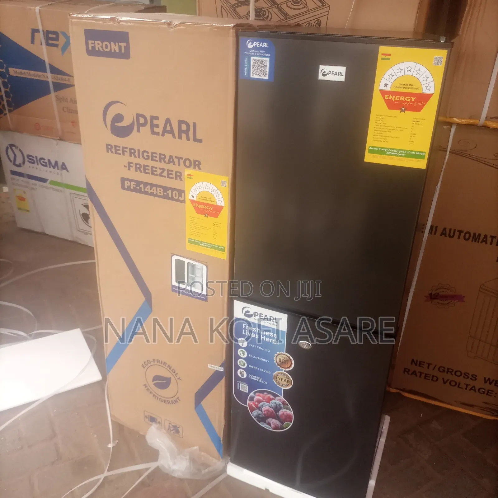 Pearl 108litres Buttom Freezer Refrigerator