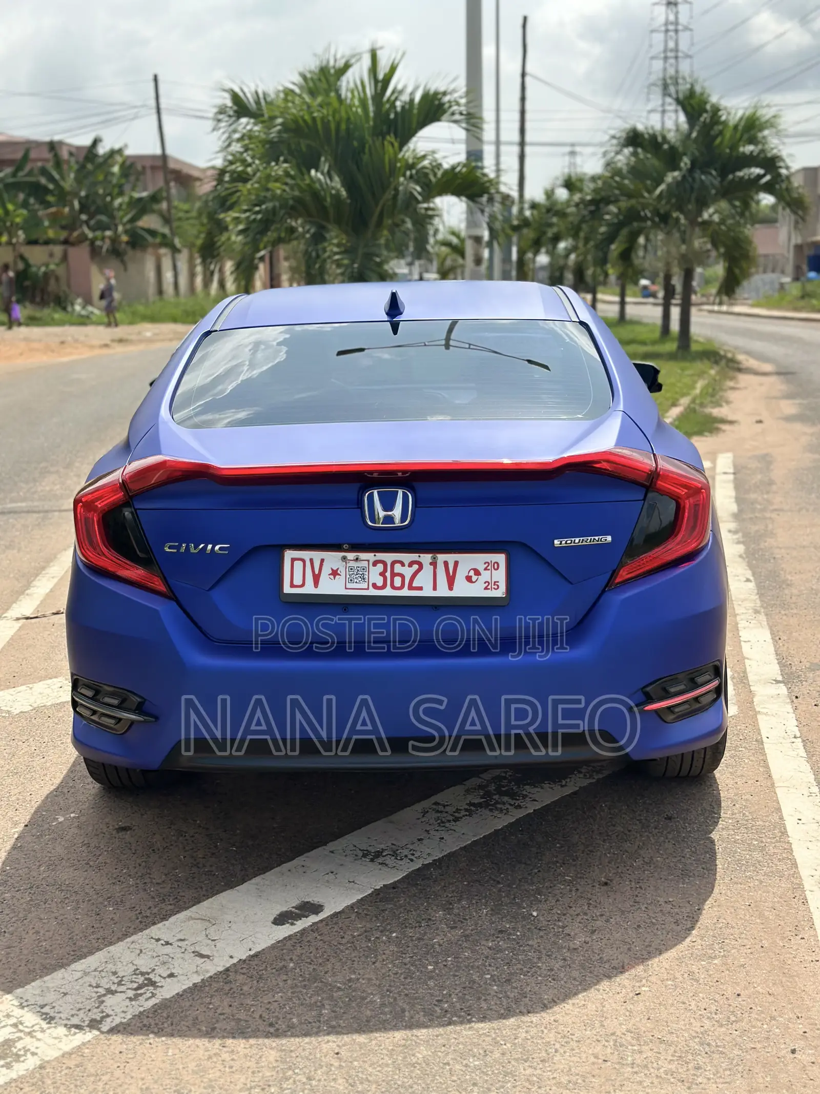 Honda Civic Touring 4dr Sedan (1.5L 4cyl) 2017 Blue