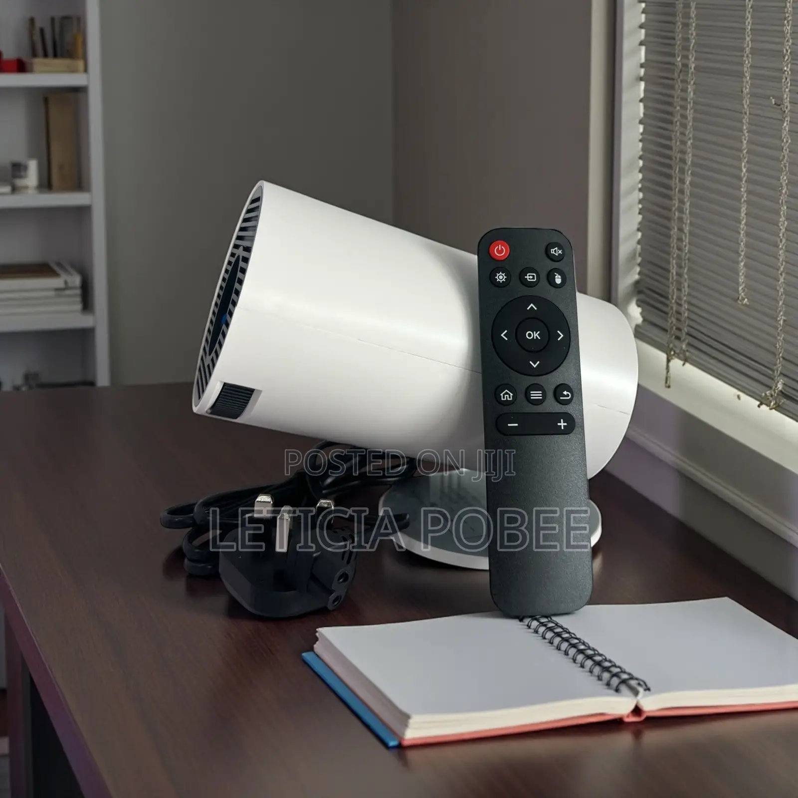 Compact Hd Home Projector + Remote — Crystal-clear Viewing