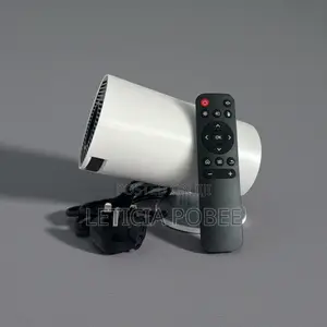 Portable Led Projector With Remote — Great For Work & Entertainment”
