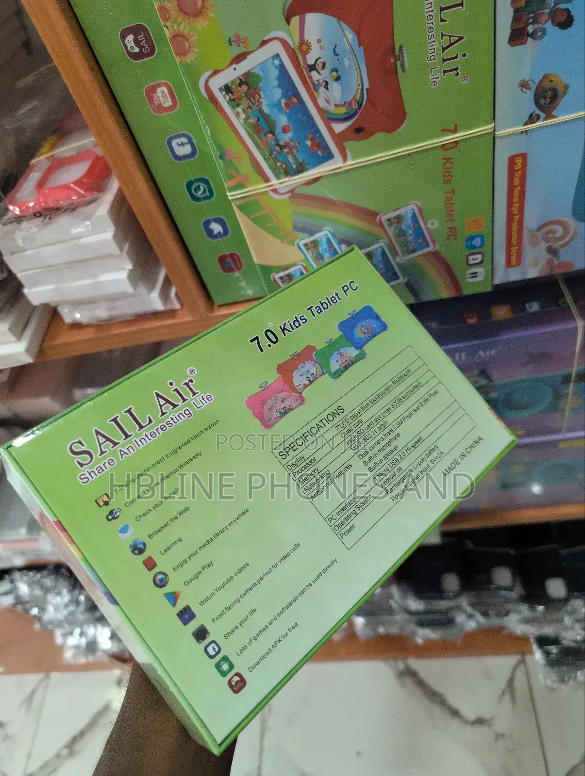 New Sail Air 3500 256 GB Green