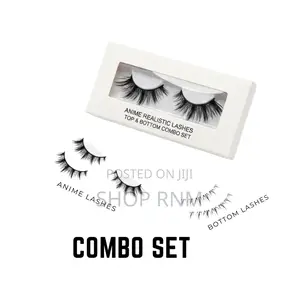 Upper and Bottom Lashes Combo Set