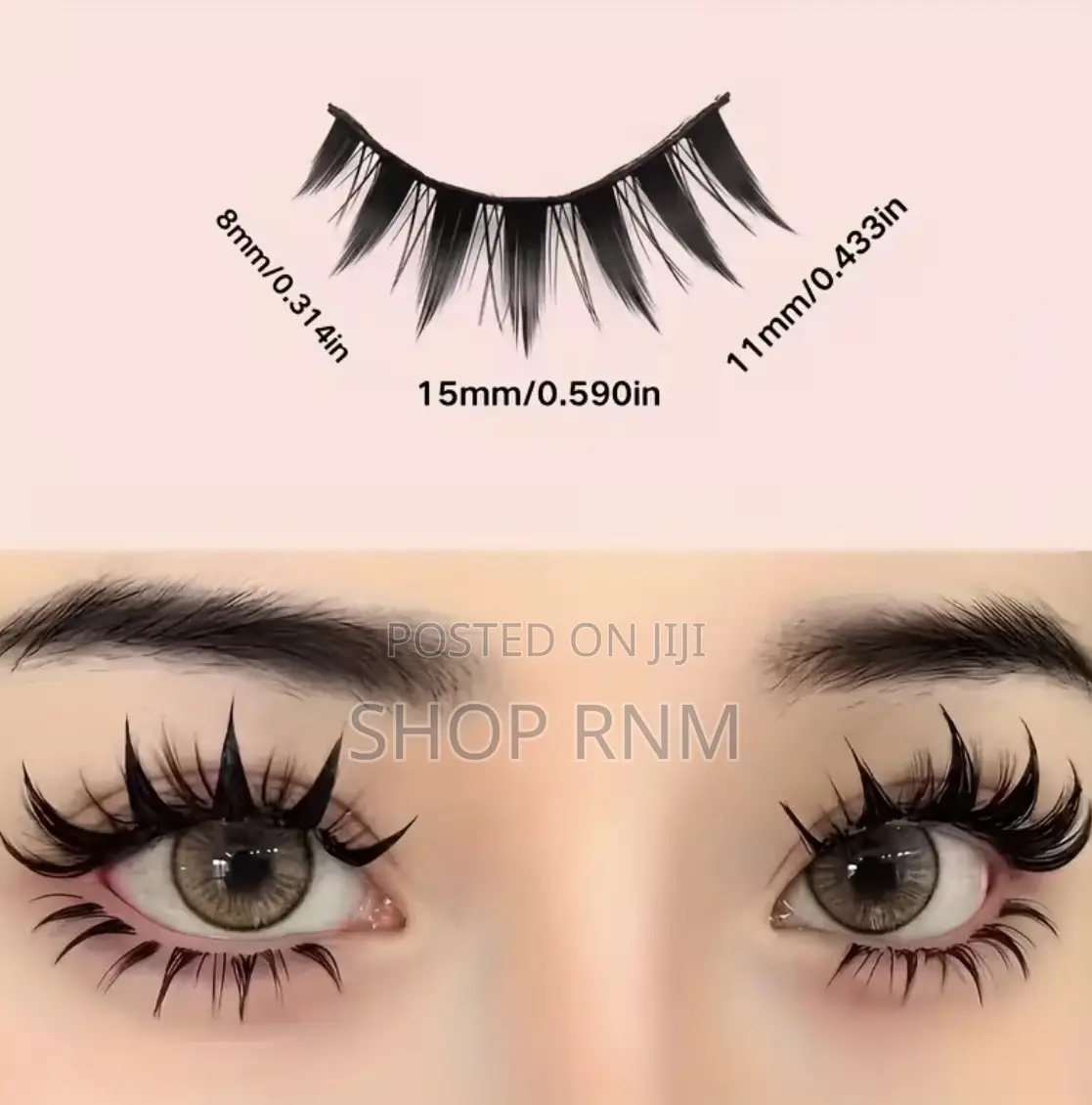 Upper and Bottom Lashes Combo Set