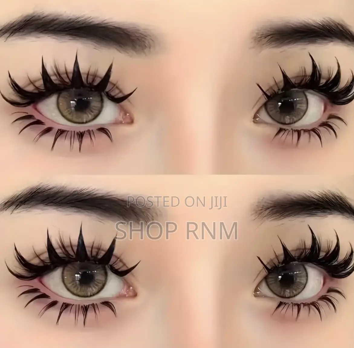 Upper and Bottom Lashes Combo Set