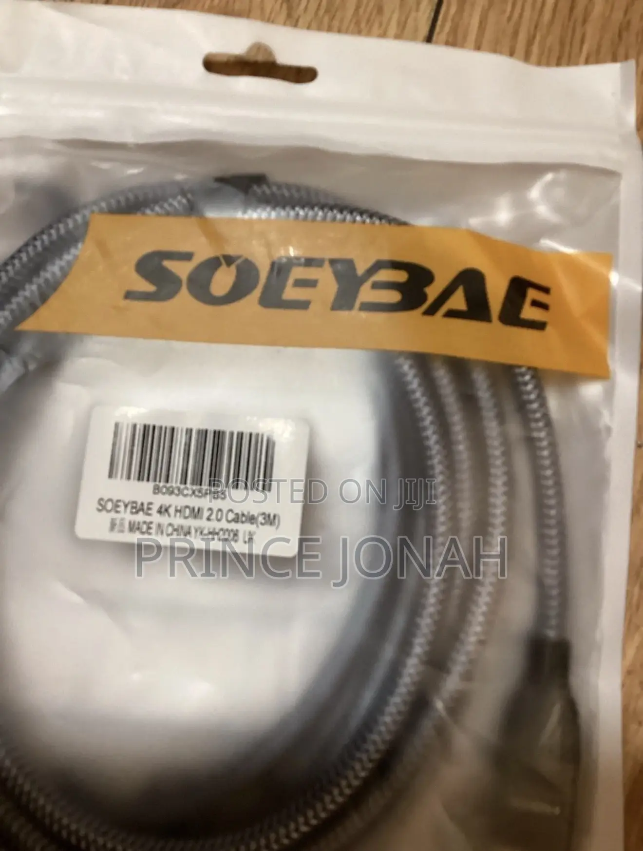 Soeybae Hdmi Cable 3m 18gbps High Speed Hdmi 2.0 Cable
