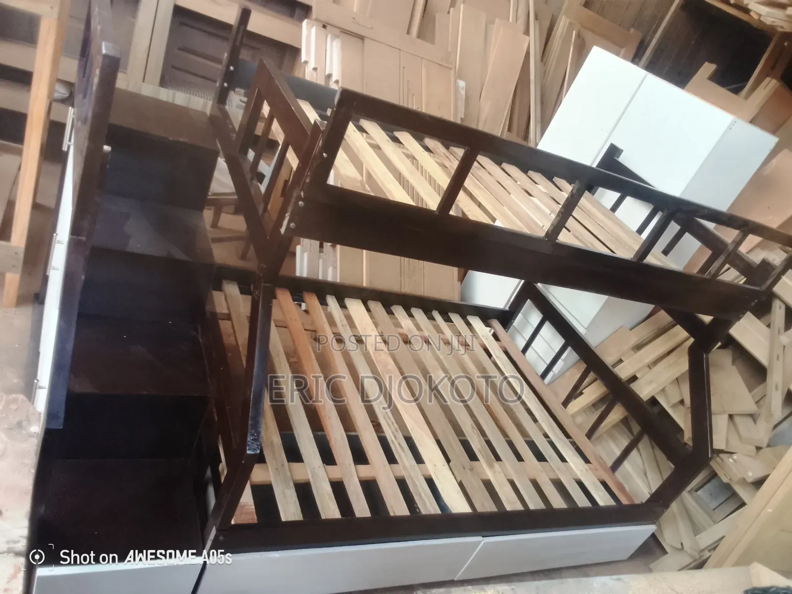 Multi Purpose Bunk Bed With Cabinet and Drawers
