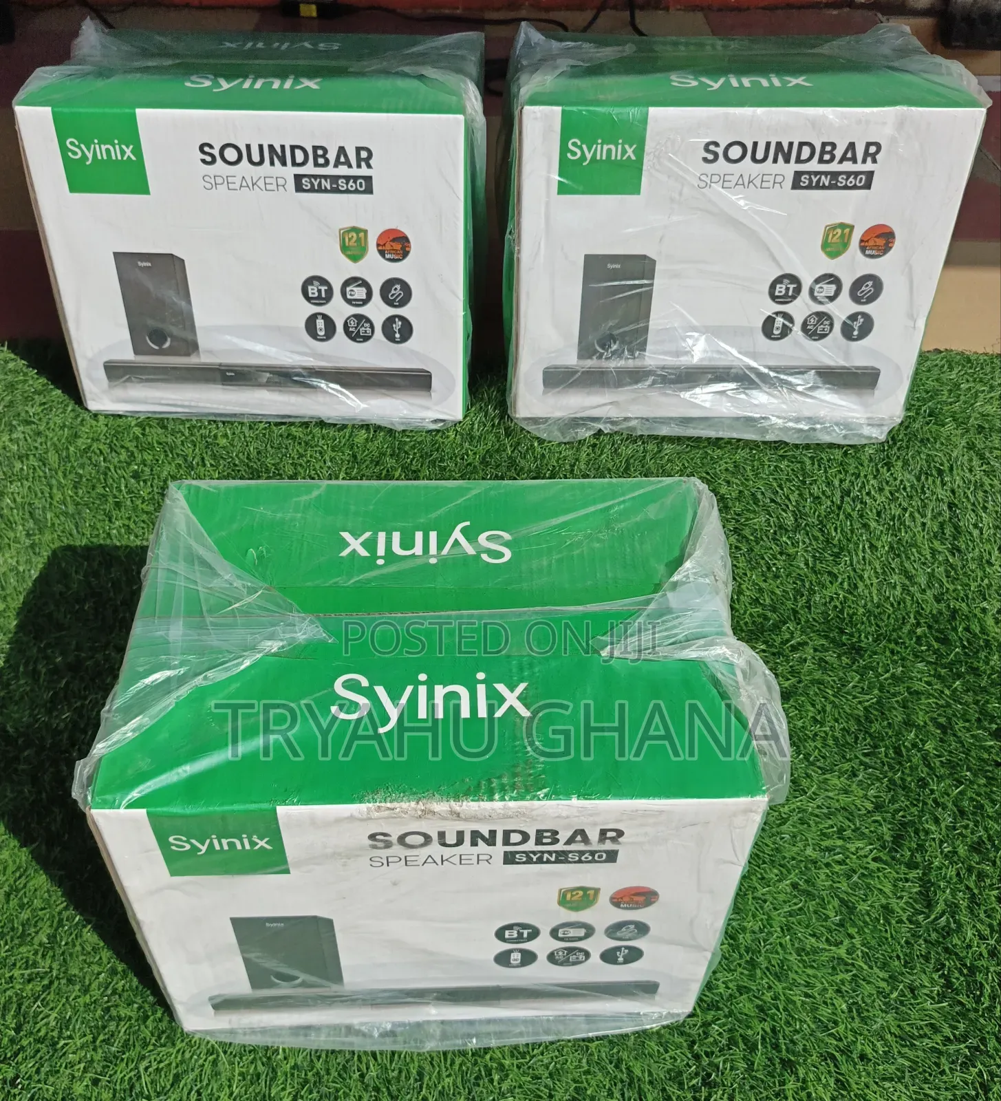 Syinix Syn-S60 Soundbar With 5.25” Subwoofer for Deep Bass