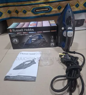 Russell Hobbs Titanium Carbide 2600w Steam Iron Uk 