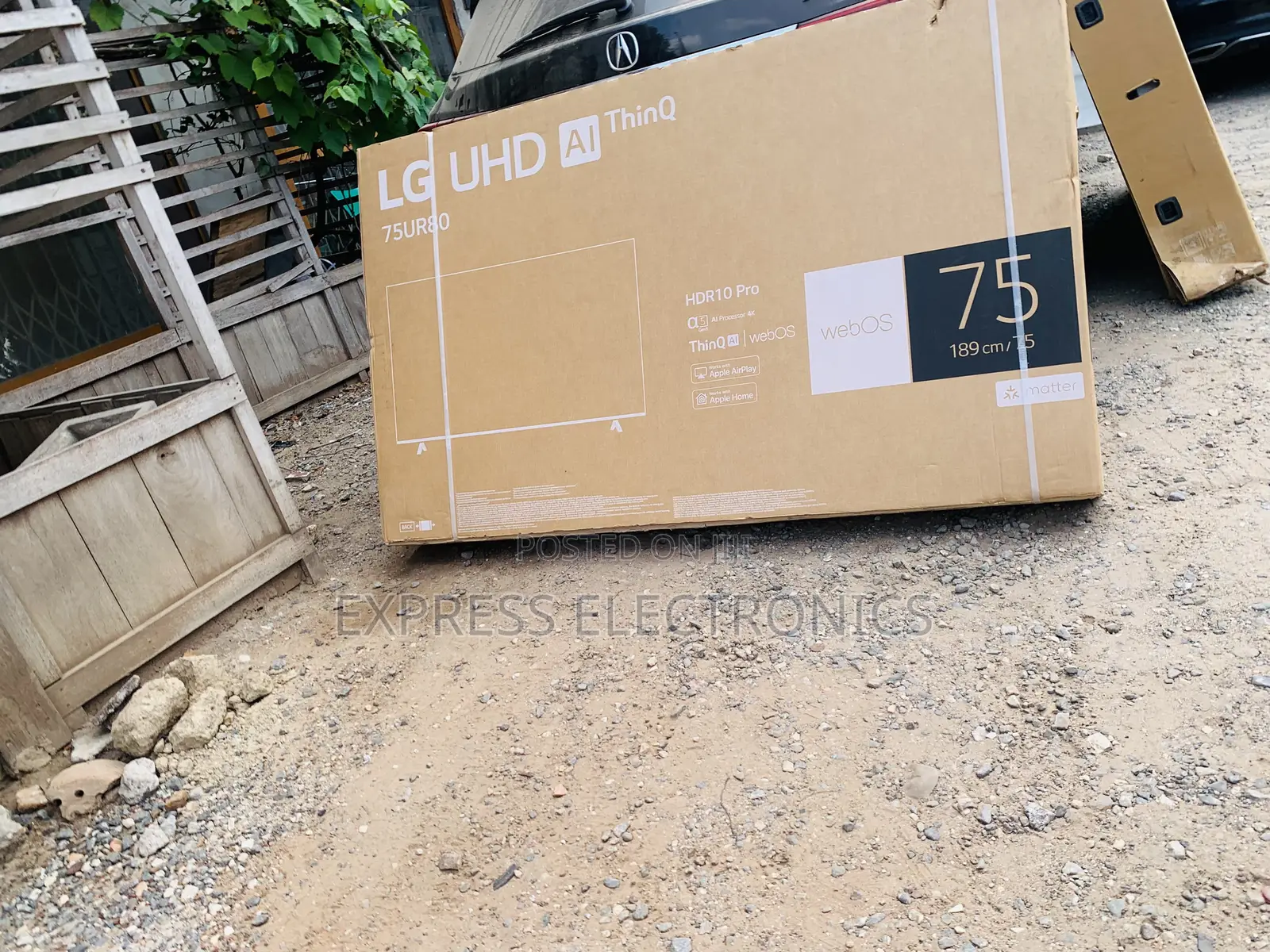 75”Ur780 Uhd Smart Glossy Tv Lg Screen Slim Sleek Black