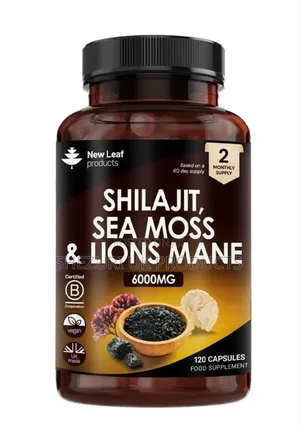Shilajit Seamoss And Lions Mane Complex 6000mg*