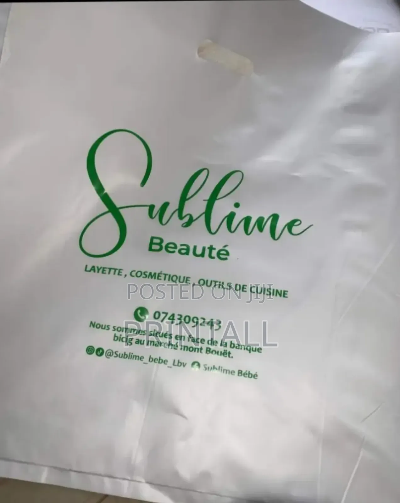 Rubber Bags (Printing)