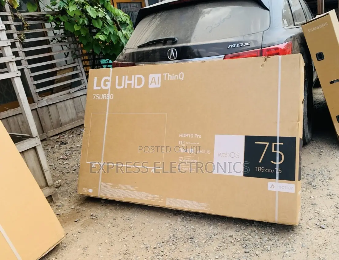 75”Ur78 Uhd Smart Lg Television Slim Black.