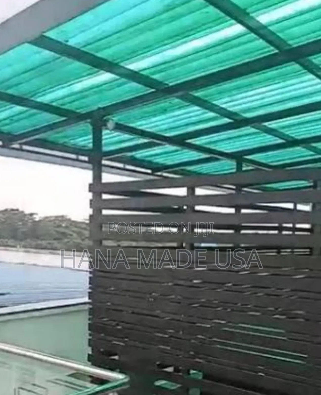 For Sale Transparent Green Roof Top 5 Sheets New