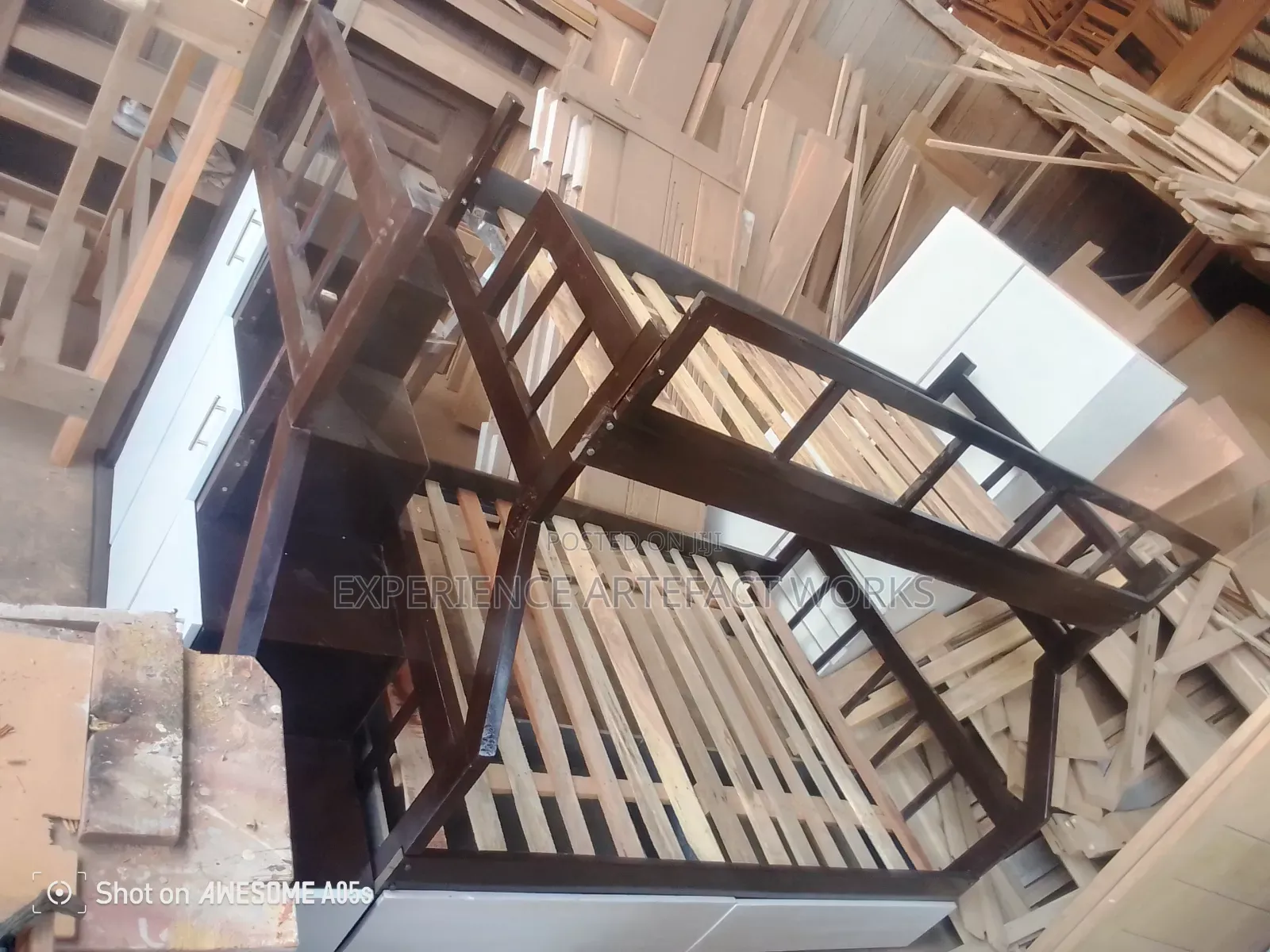 Multi Functions Bunk Bed With Cabinets and Three Drawers
